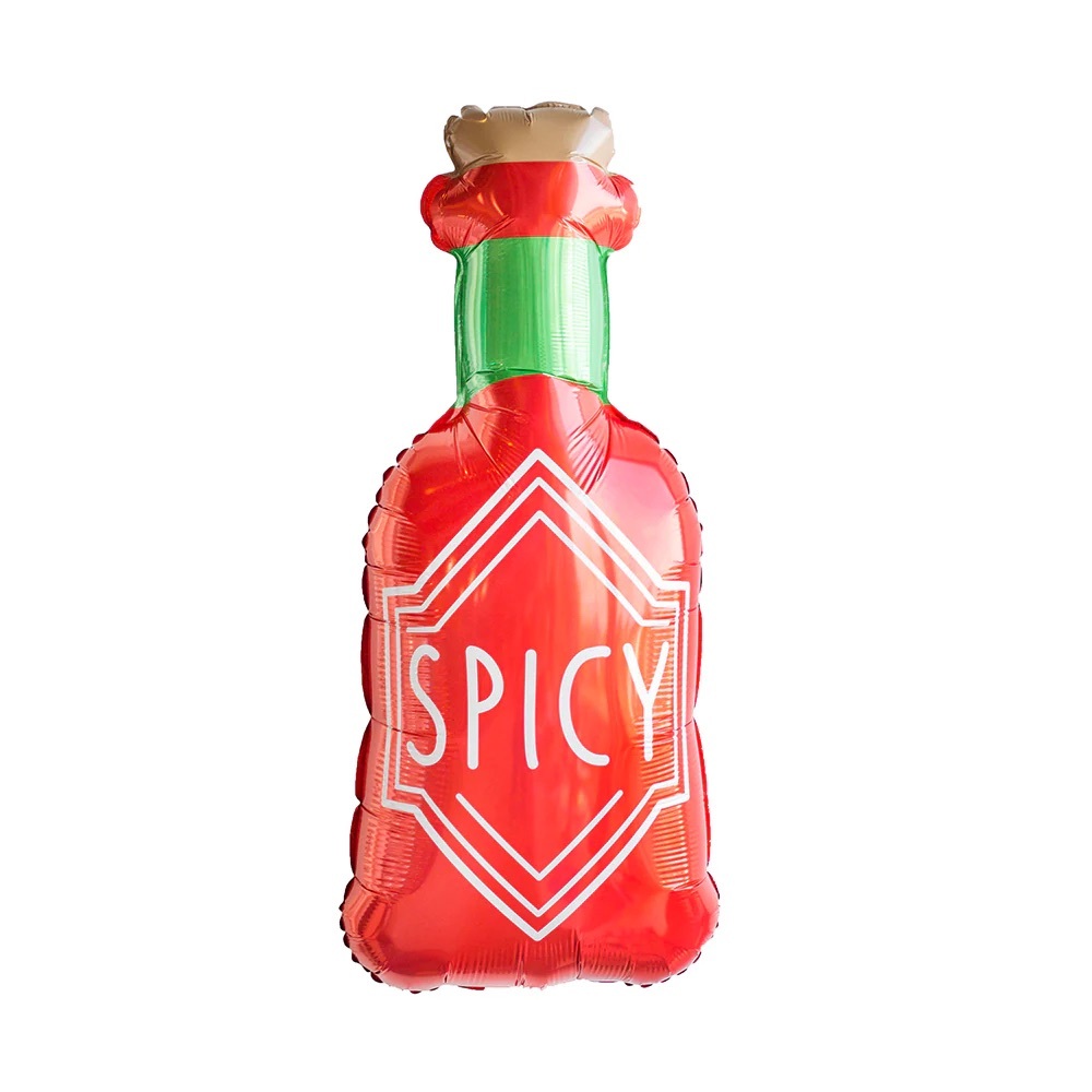 ⭐️ 2 for $10, 5 for $20 ⭐️ ‘Spicy’ Hot Sauce Giant Mylar Balloon